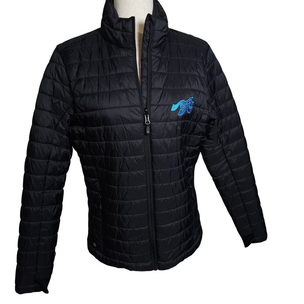 Stormtech Black Quilted Lightweight Matrix System Puffer Jacket Med